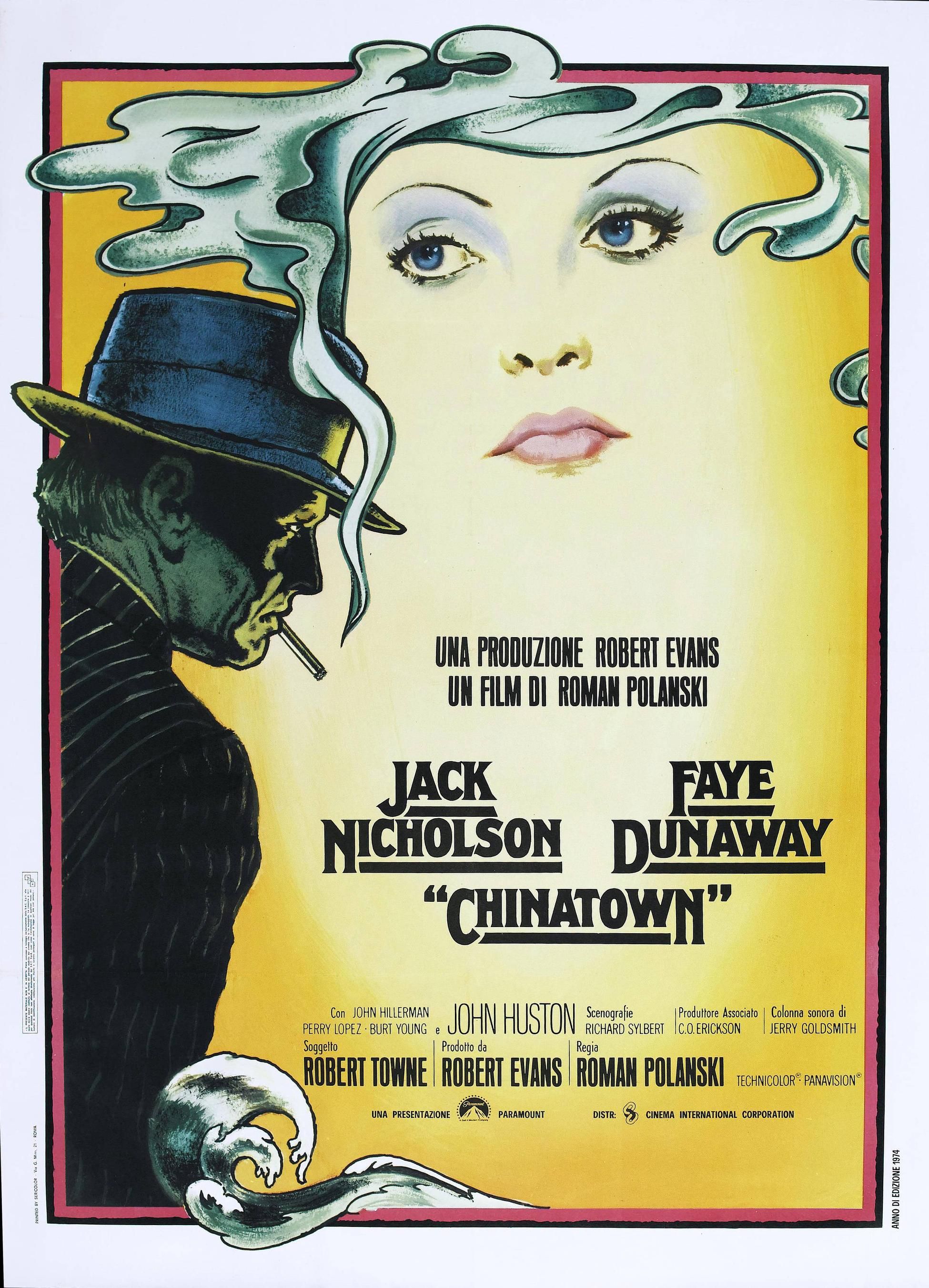 Chinatown #movies #JackNicholson #poster s #RomanPolanski. Chinatown film, Best movie posters, Movie posters