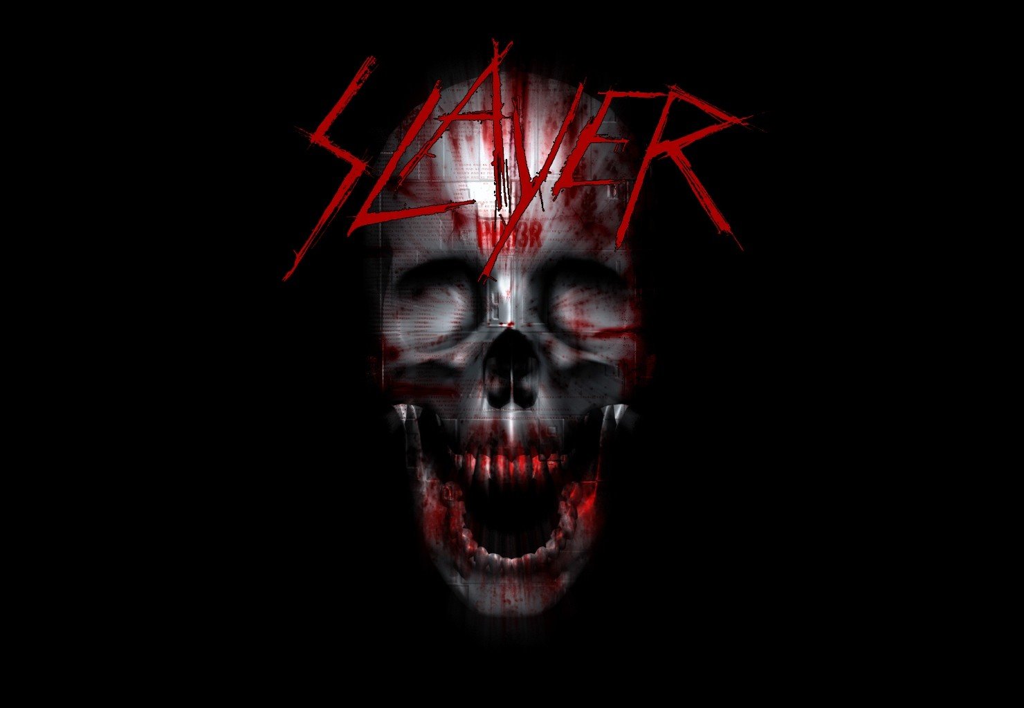 Slayer thrash metal death heavy dark skull wallpaperx1024