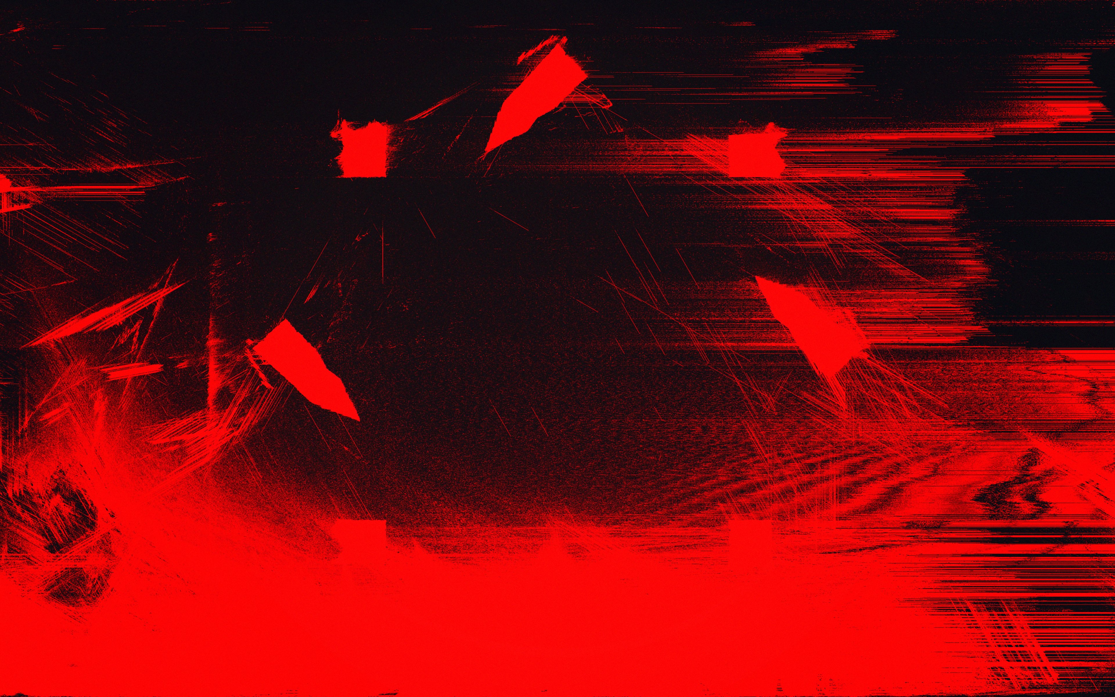 Red Glitch Wallpaper
