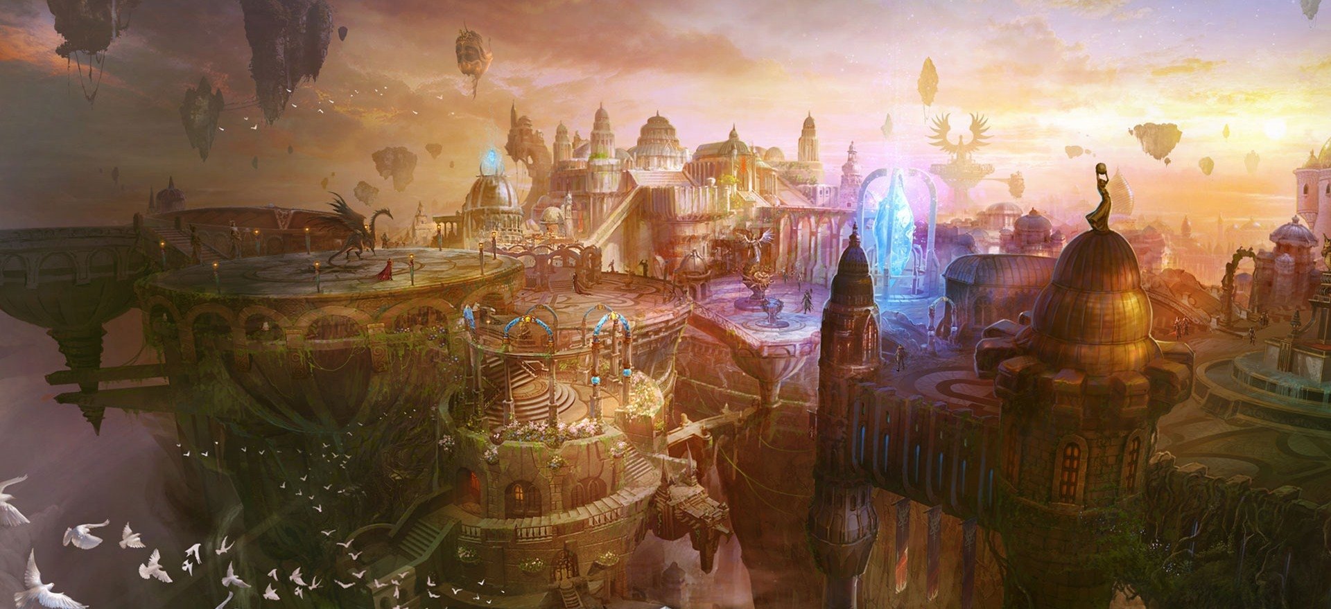 The Golden City of Eld Wallpaper and Background Imagex879