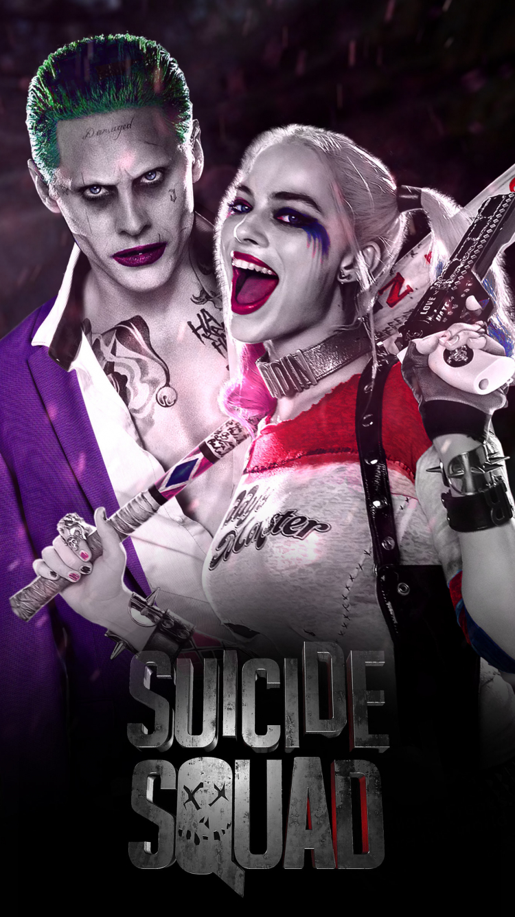 Free download Joker and Harley Quinn Wallpaper - [1600x2400] for your Desktop, Mobile & Tablet. Explore Joker And Harley Phone Wallpaper. Joker And Harley Phone Wallpaper, Joker and