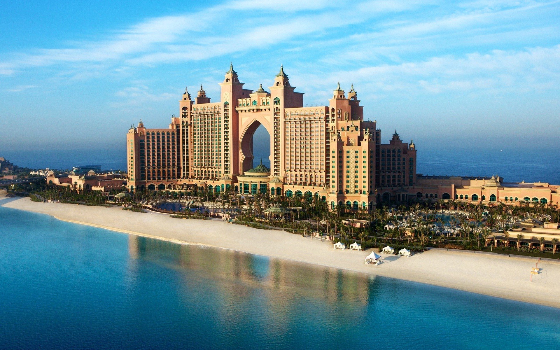 city, Beach, Dubai, Hotels, Sky, Building Wallpaper HD / Desktop and Mobile Background