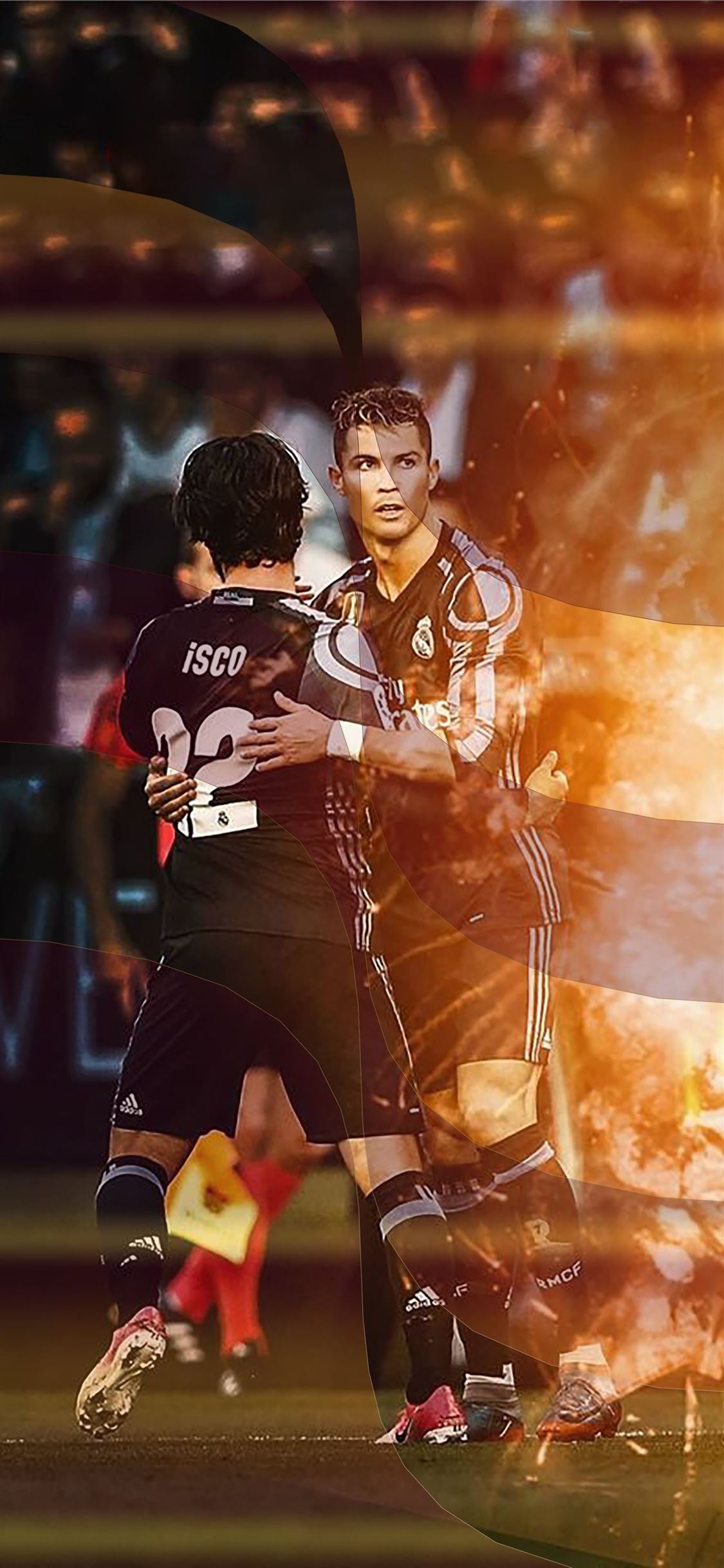 Cristiano Ronaldo dos Santos Aveiro M is a Portugu. iPhone X Wallpaper Free Download