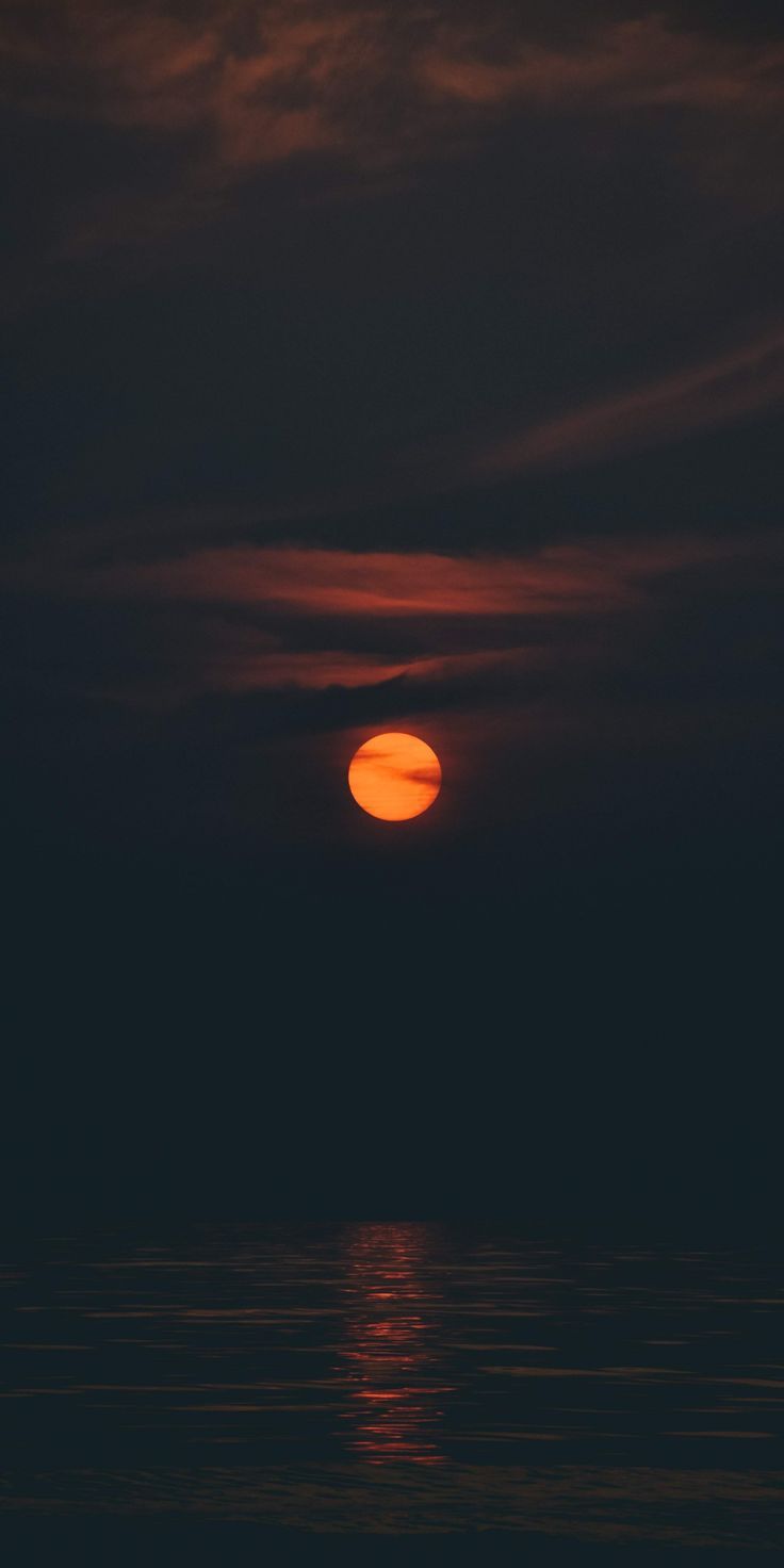 Dark Sunset Phone Wallpaper