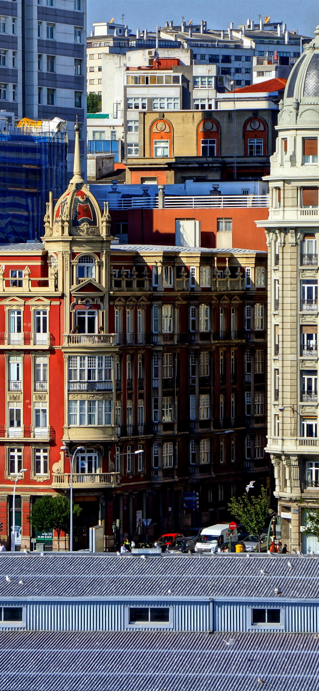 Spain, La Coruna, City, Buildings 1242x2688 IPhone 11 Pro XS Max Wallpaper, Background, Picture, Image