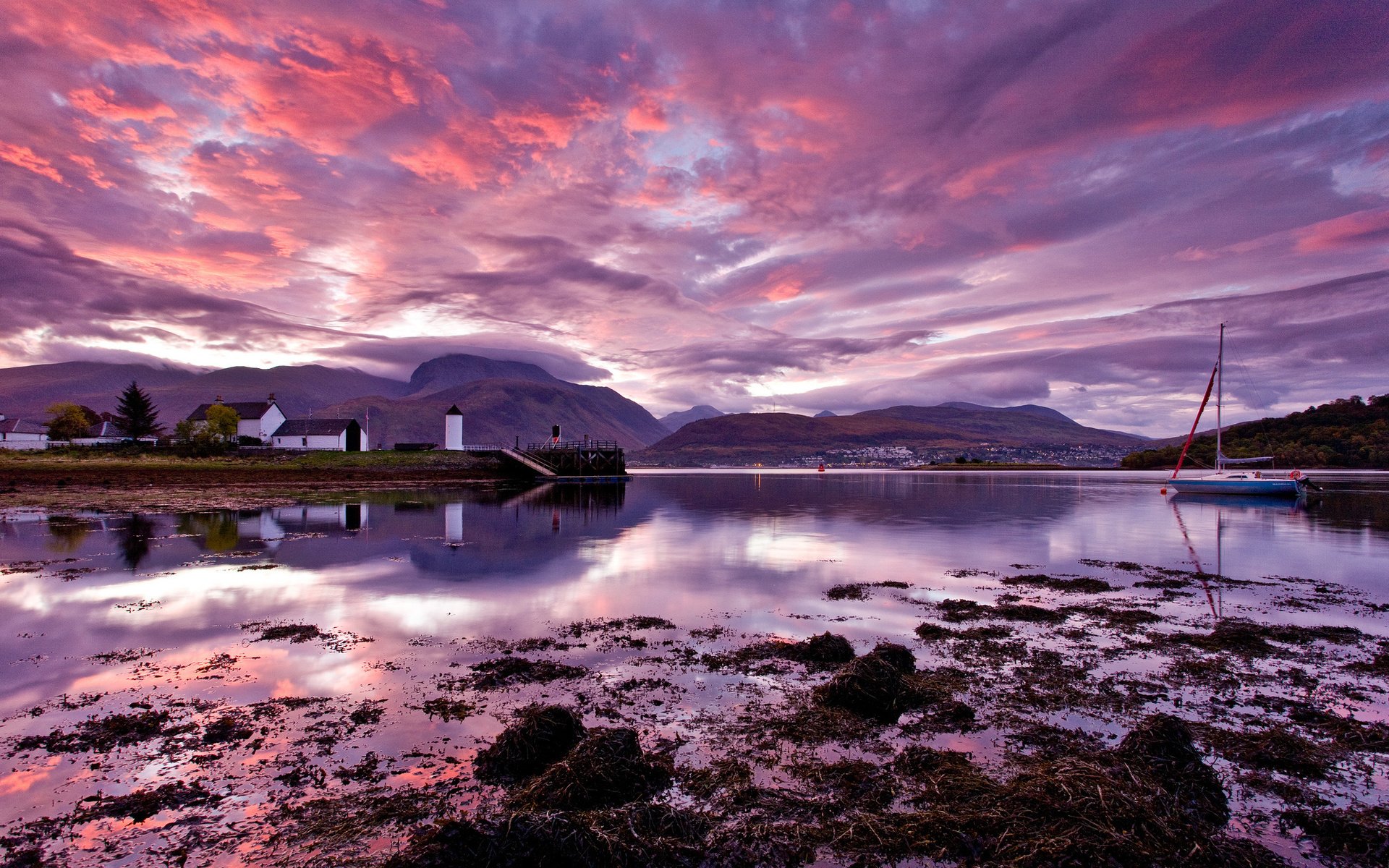 Sunrise over Ben Nevis HD Wallpaper