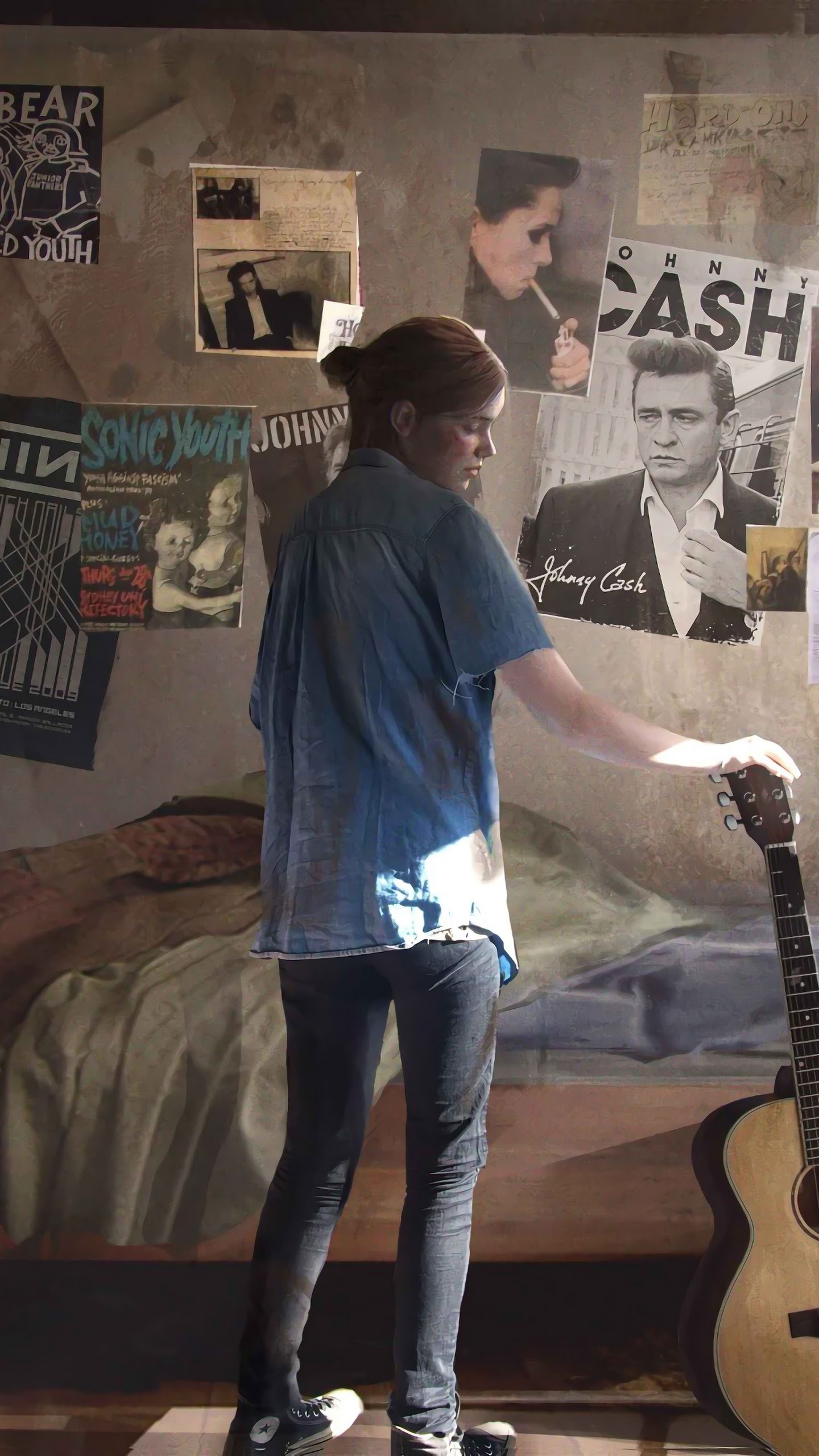 The Last of Us Part 2 Ellie Guitar 4K Wallpaper