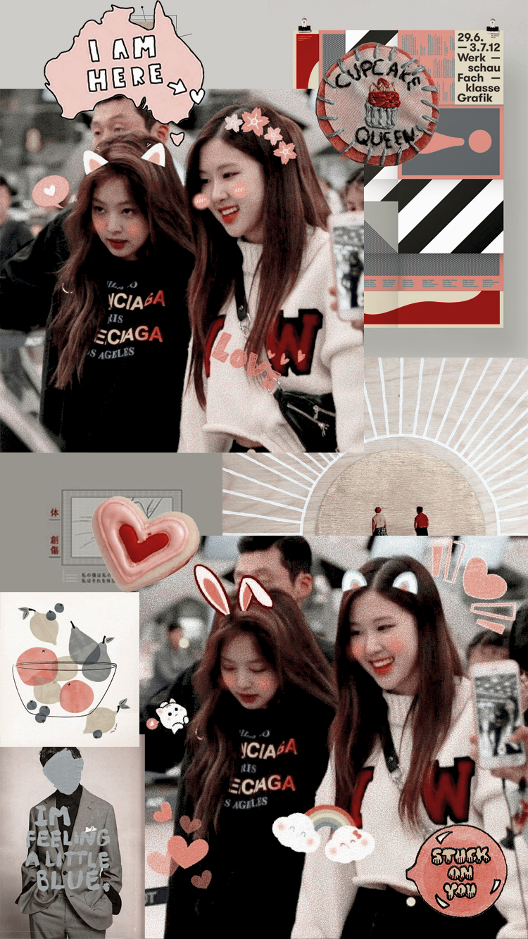 BLACKPINK LOCKSCREENS♤. Jennie and rosé, Blackpink, Blackpink jennie