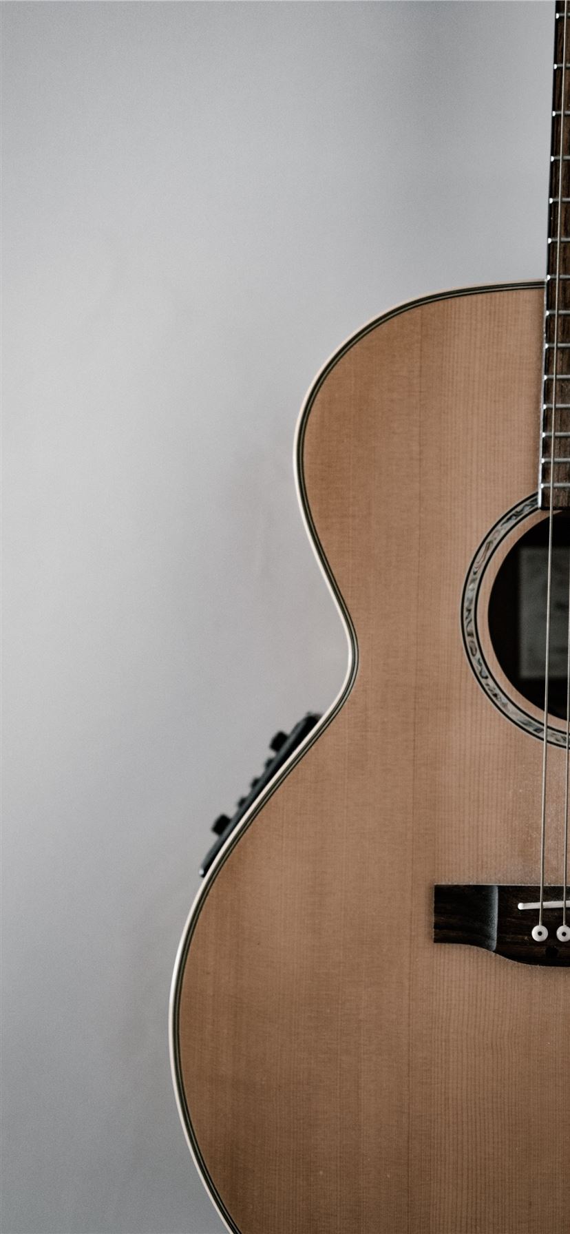 brown guitar iPhone Wallpaper Free Download