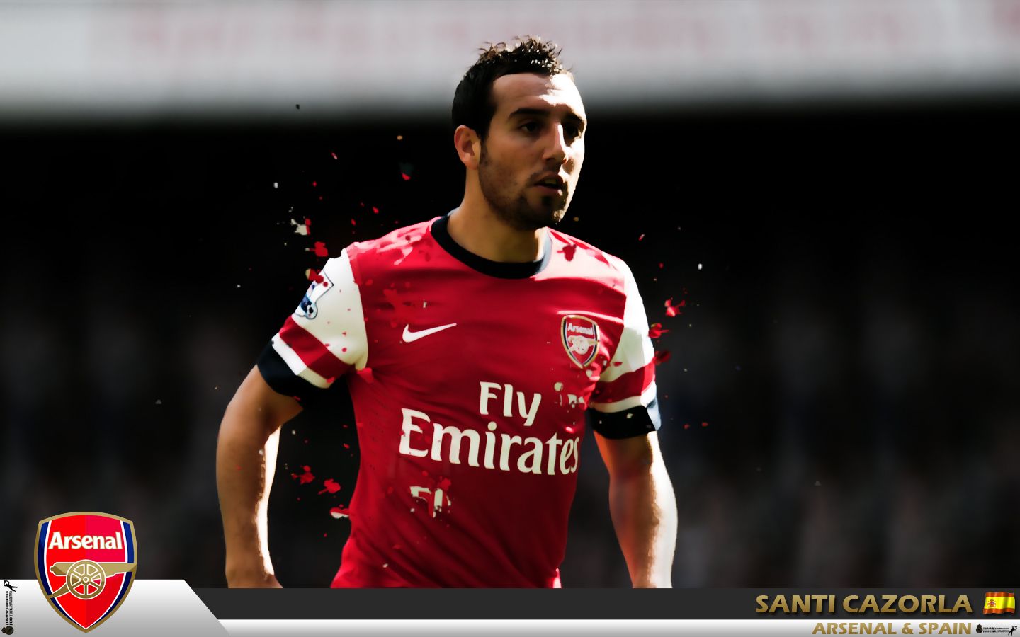 fondo de pantalla del arsenal de santi cazorla