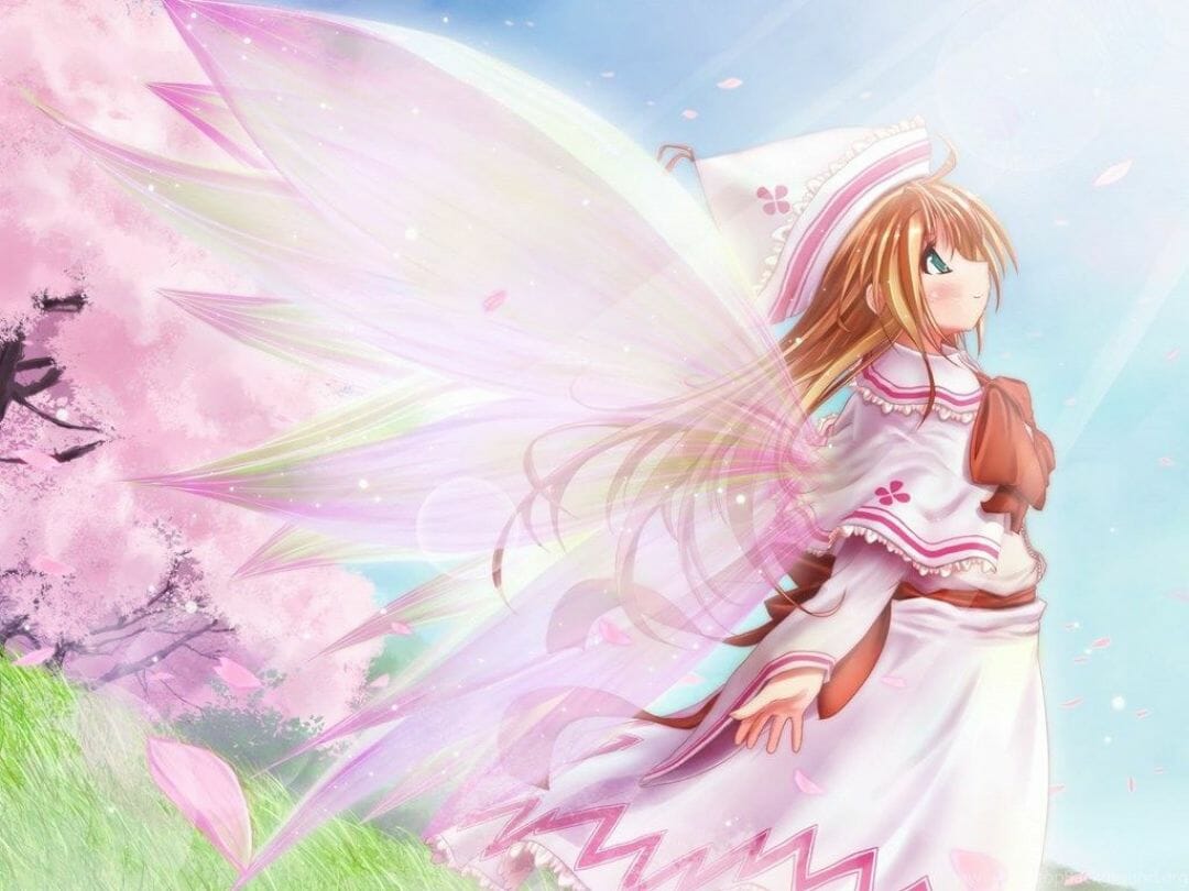Pink Anime Fairy Girl Pink Anime Fairy Girl