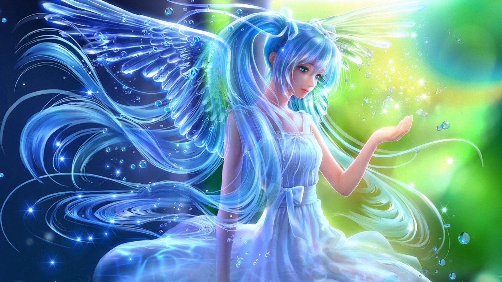 Fantasy Wallpaper: Angel. Anime art fantasy, Fantasy girl, Fairy art