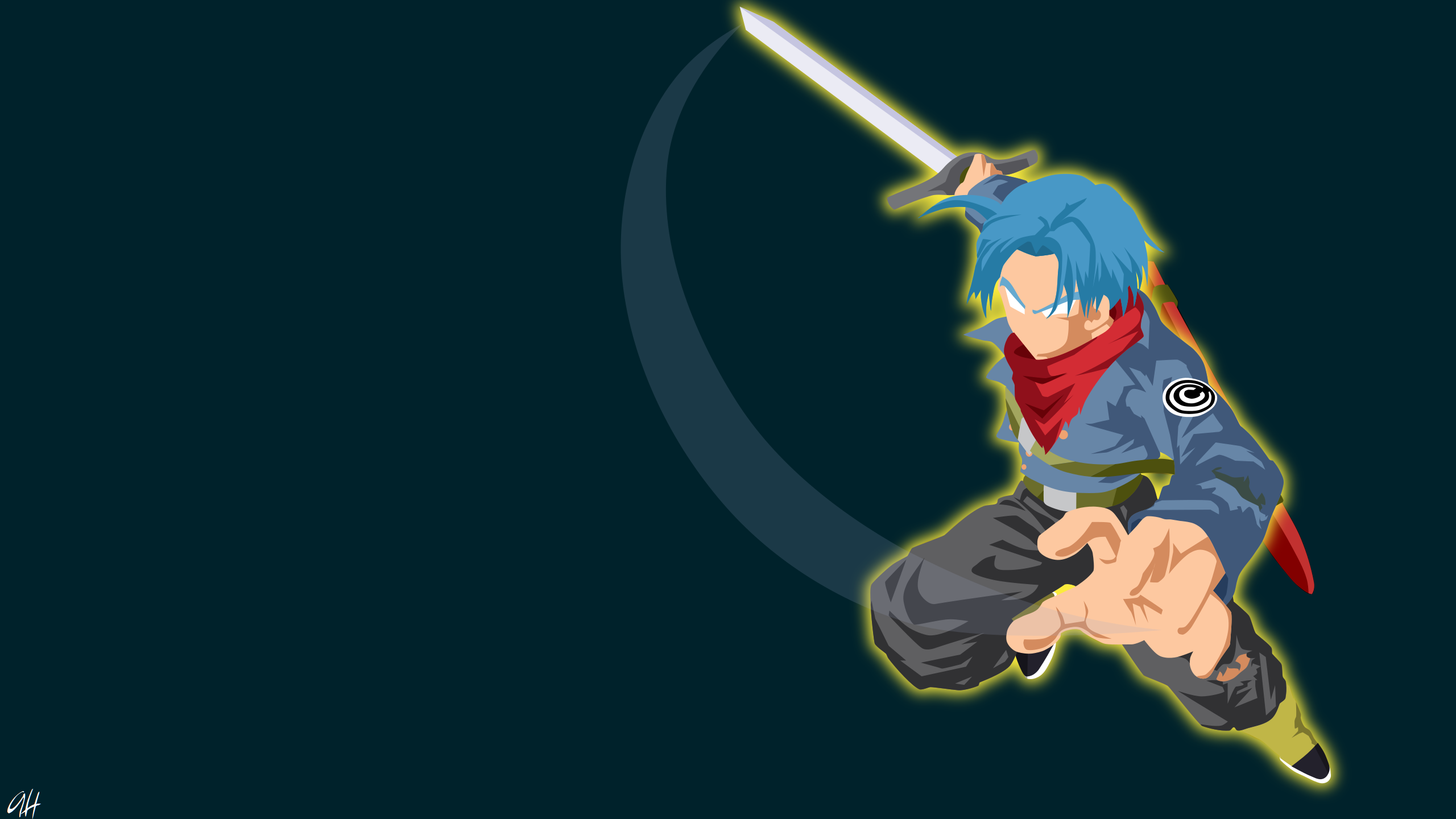 Mirai Trunks Dragon Ball Super by darkprinceah HD Wallpaper
