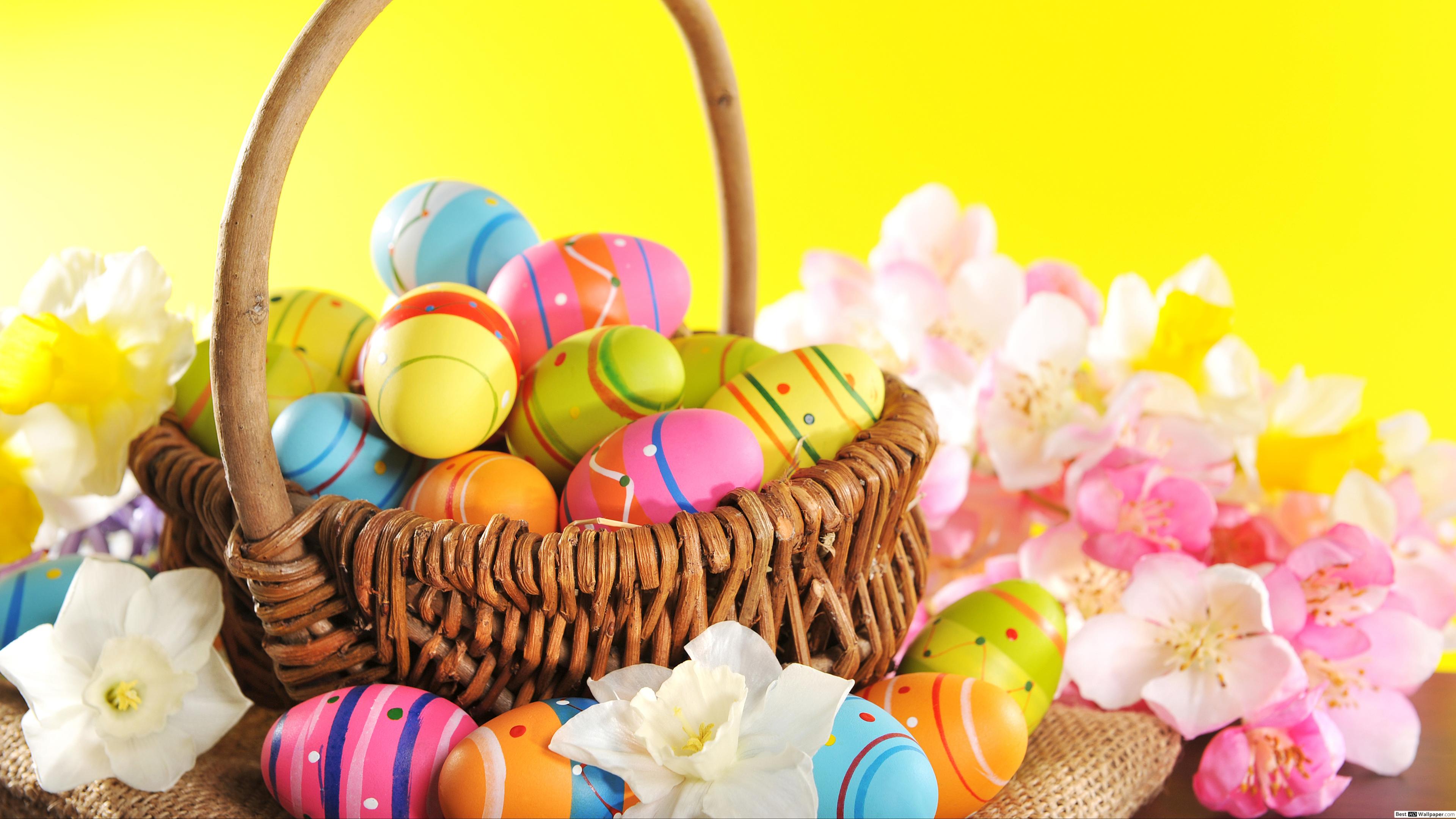 Easter Basket Wallpaper Free Easter Basket Background