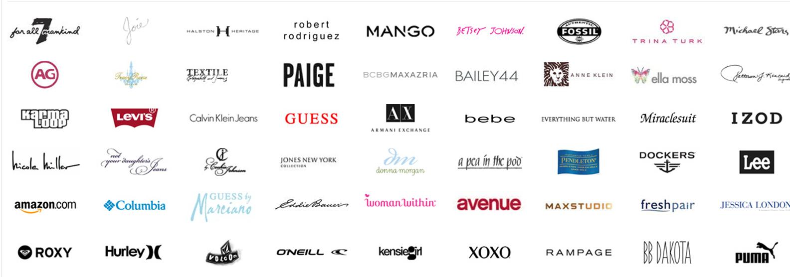 Free download Clothing Brands and Logos [1584x556] for your Desktop, Mobile & Tablet. Explore Wallpaper Clothing Brand. Fashion Desktop Wallpaper, Wallpaper for Home Walls, Designer Wallpaper Murals