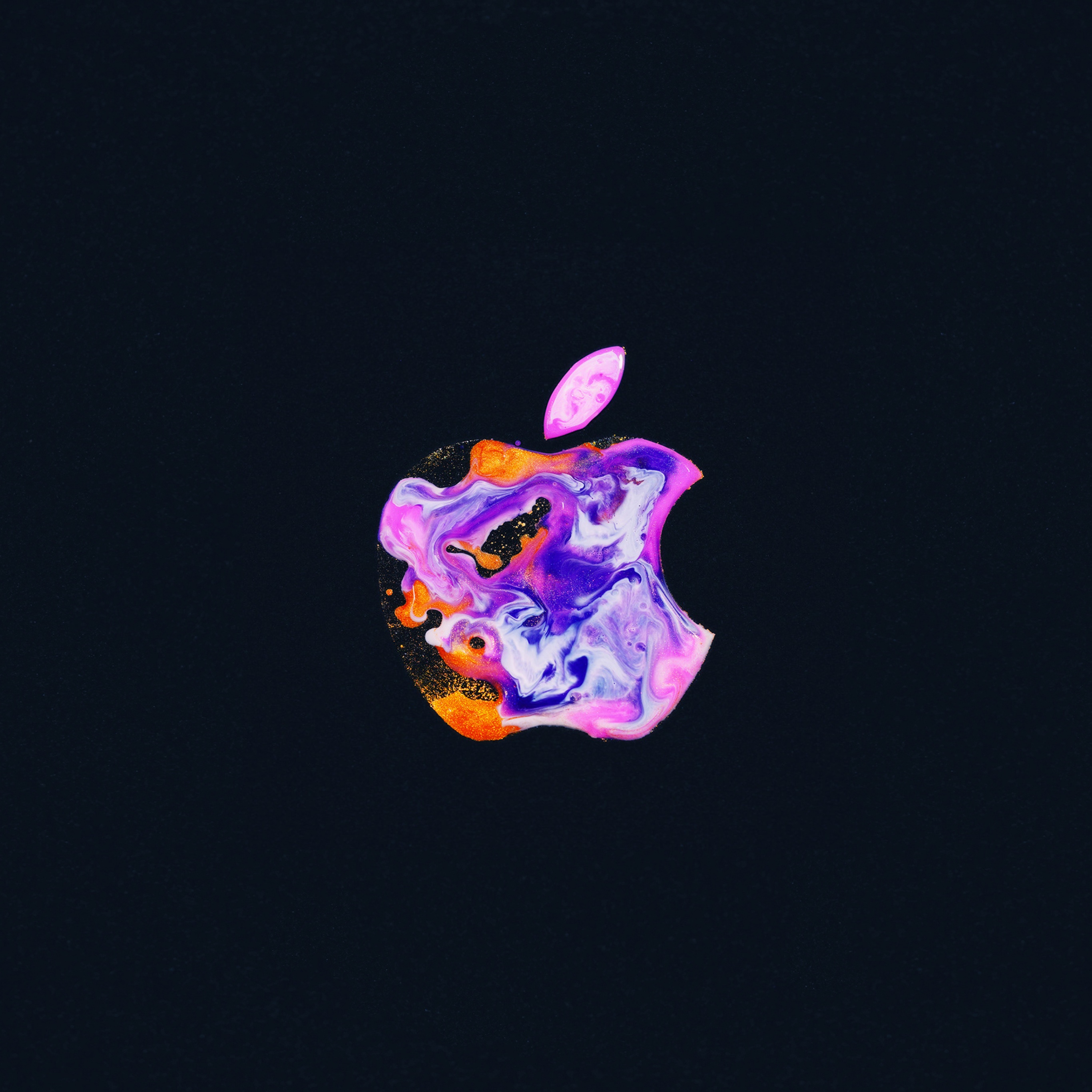 Apple logo Wallpaper 4K, iPhone 12, Liquid art