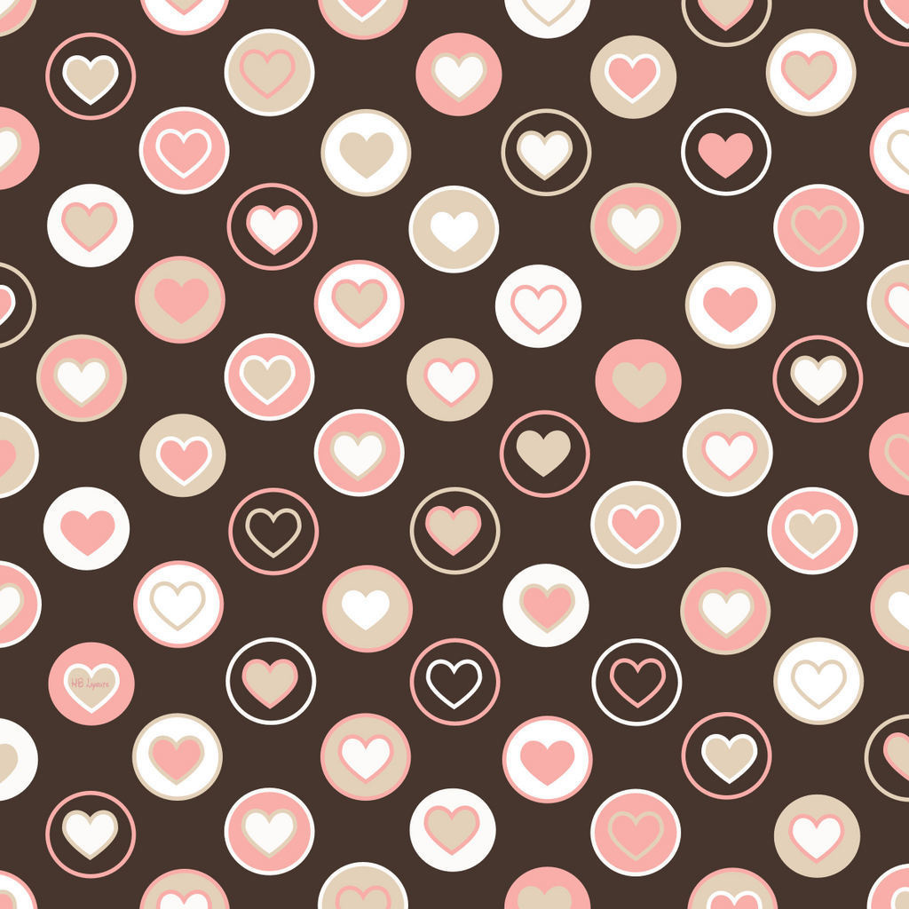 brown patterned wallpaper, pattern, pink, polka dot, circle, peach