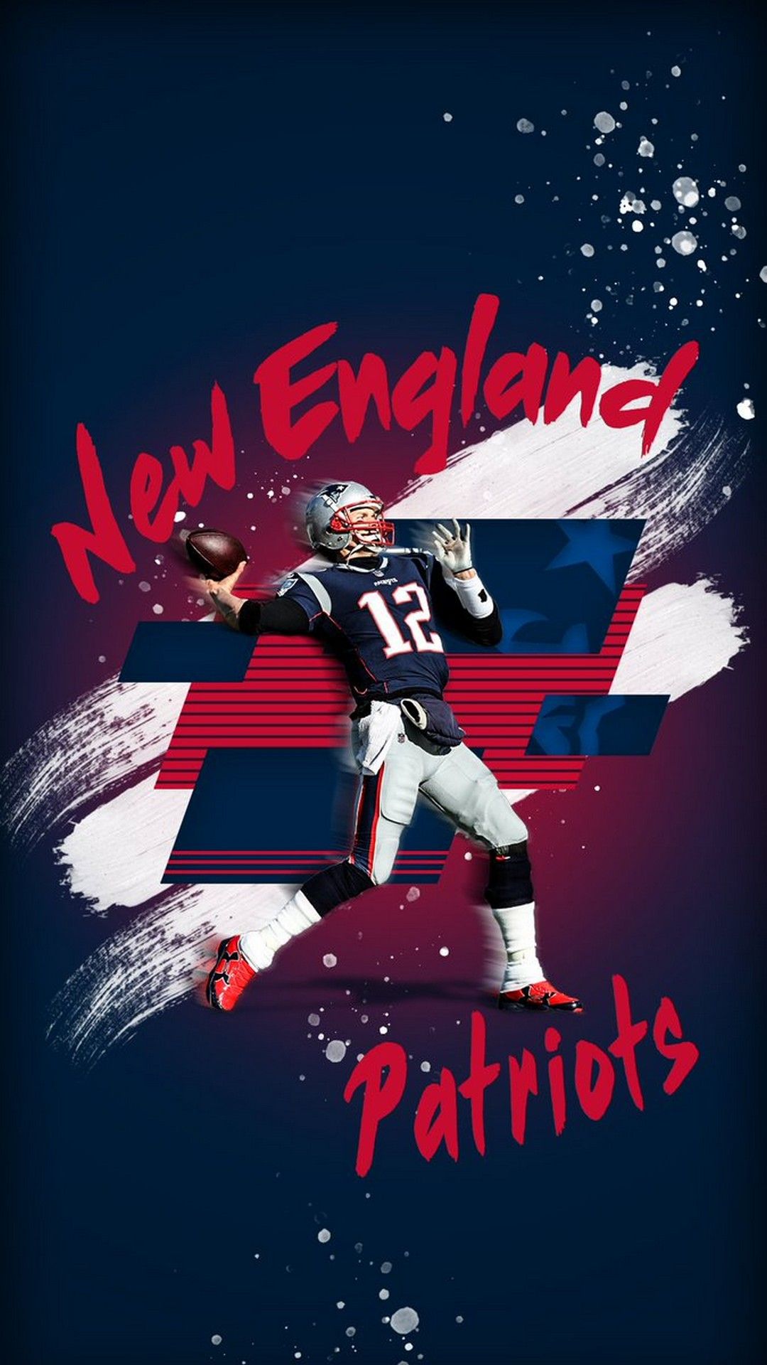 Tom Brady Patriots iPhone 7 Wallpaper NFL Football Wallpaper. New england patriots wallpaper, Nfl football wallpaper, Patriots football