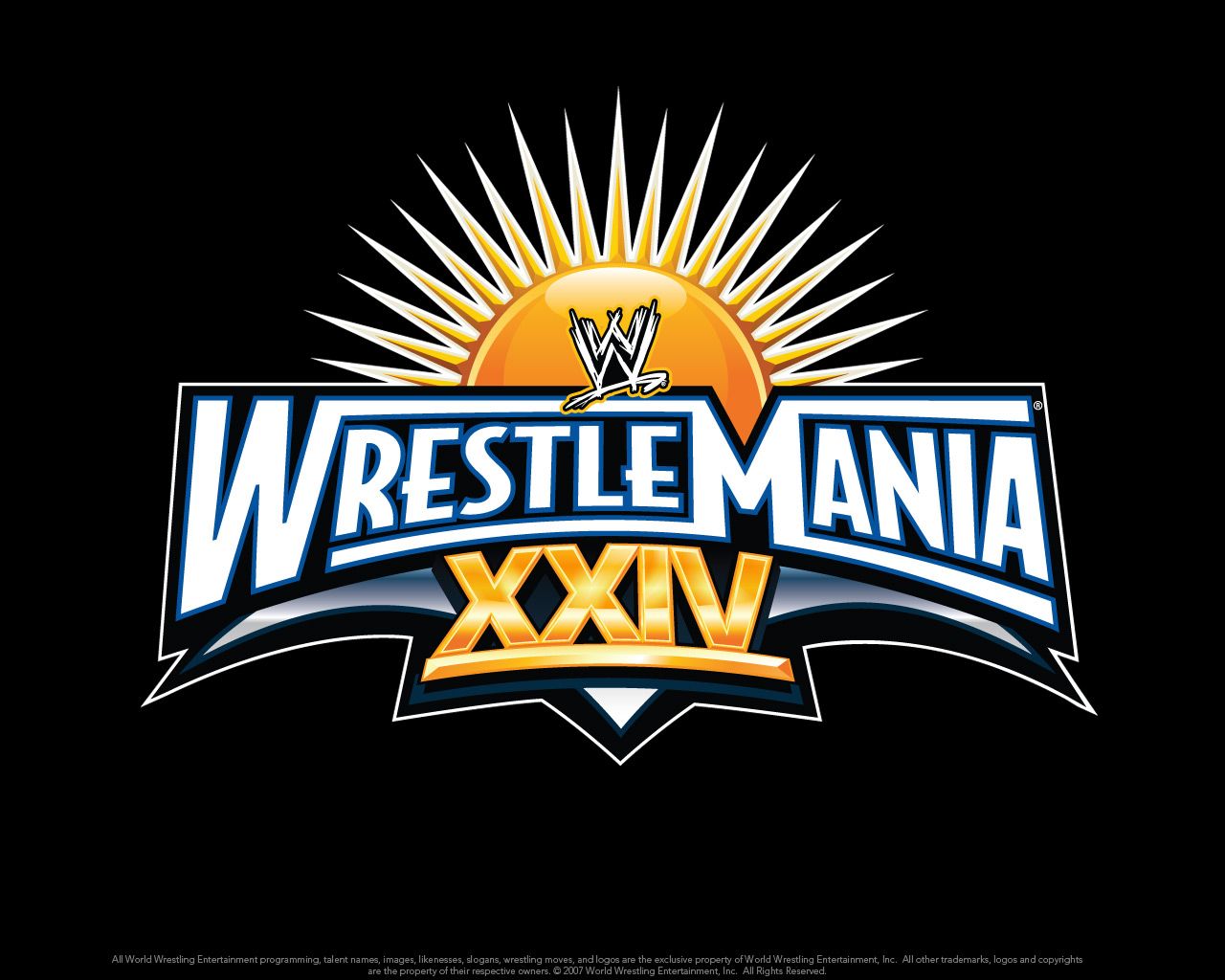 WrestleMania24. Wrestlemania logo, Wwe summerslam, Wrestlemania 24