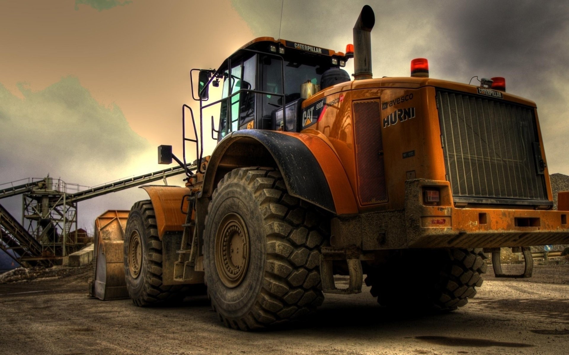 Wheel Loader HD Wallpaper and Background Image