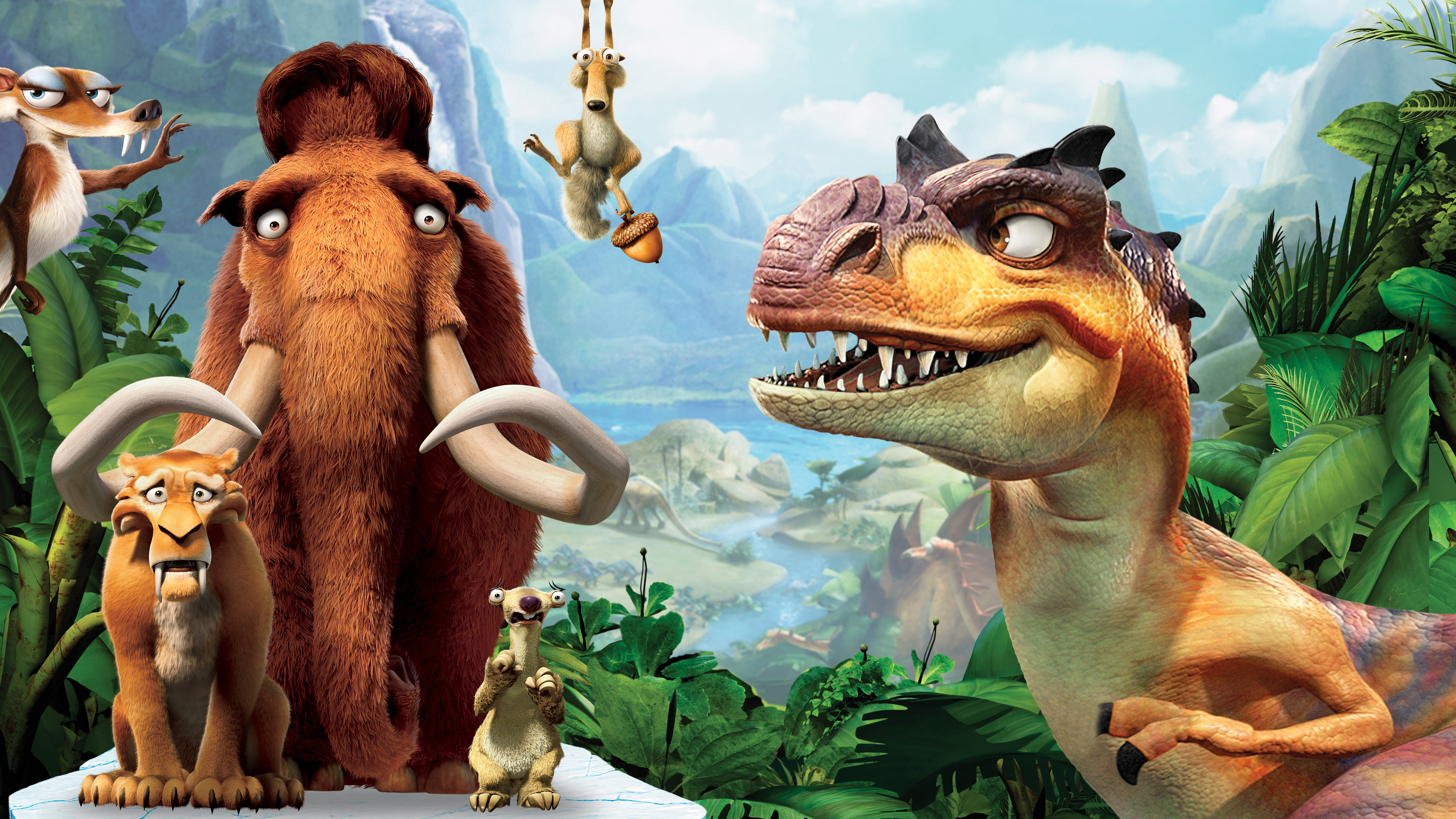 Ice Age: Dawn Of The Dinosaurs 8k Ultra HD Wallpaper