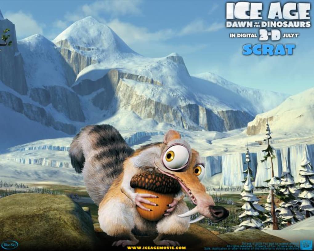 Ice Age 3 of the Dinosaurs Wallpaper for Mac