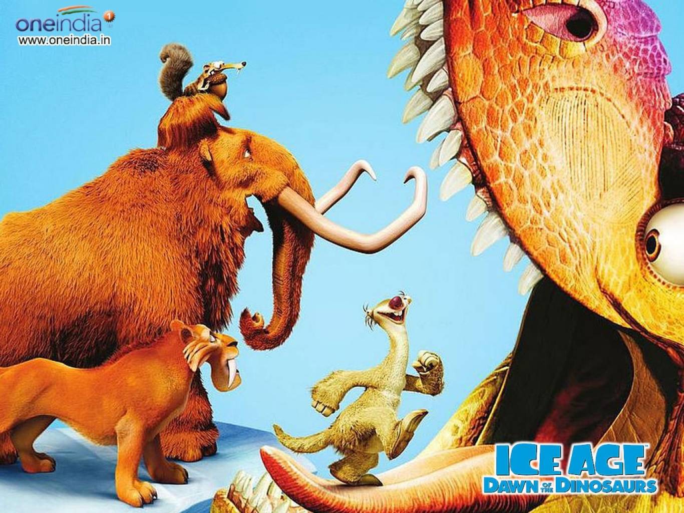 Ice Age: Dawn of the Dinosaurs Movie HD Wallpaper. Ice Age: Dawn of the Dinosaurs HD Movie Wallpaper Free Download (1080p to 2K)