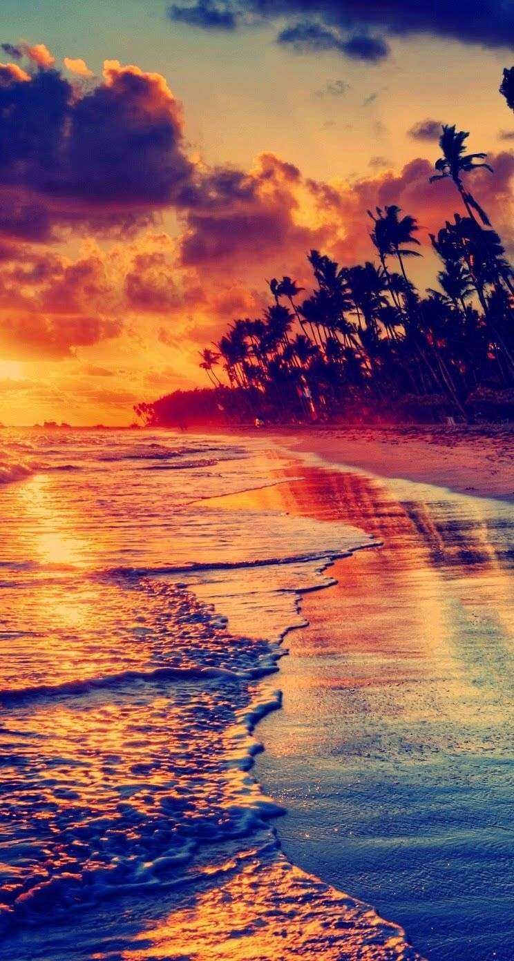 Sunset Beach Wallpaper