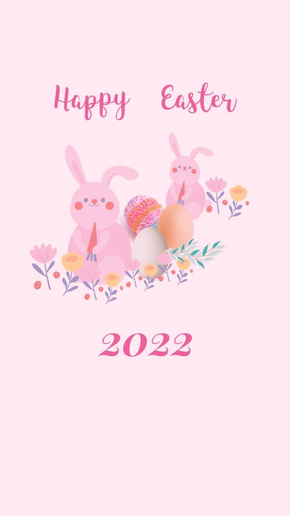 Happy Easter 2022 Wallpaper Aesthetic For Phone Or Computer Wallpaper