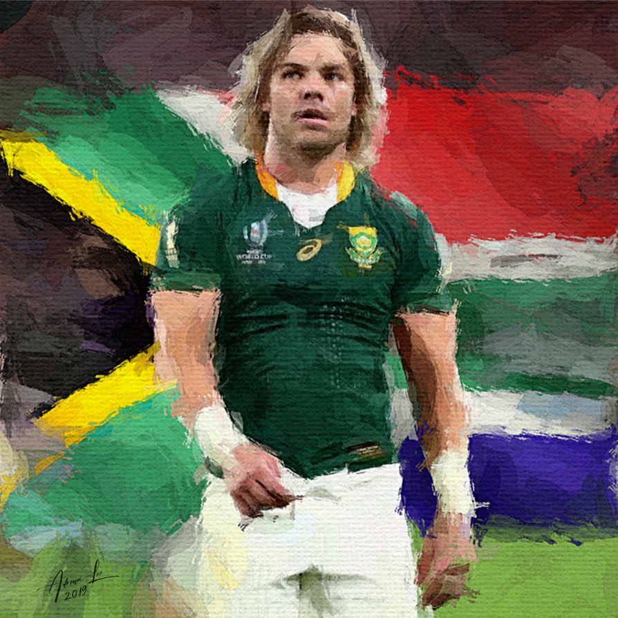 Faf De Klerk Africa. South africa rugby, South african rugby, Rugby art