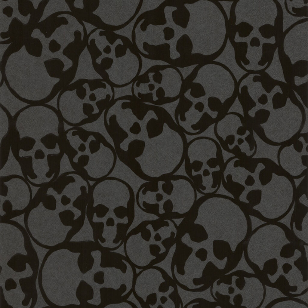 Black Wallpaper. Skulls Wallpaper. Graham & Brown