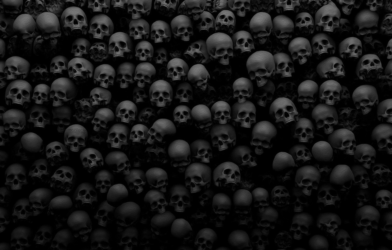 Wallpaper death, background, skull, a lot image for desktop, section текстуры