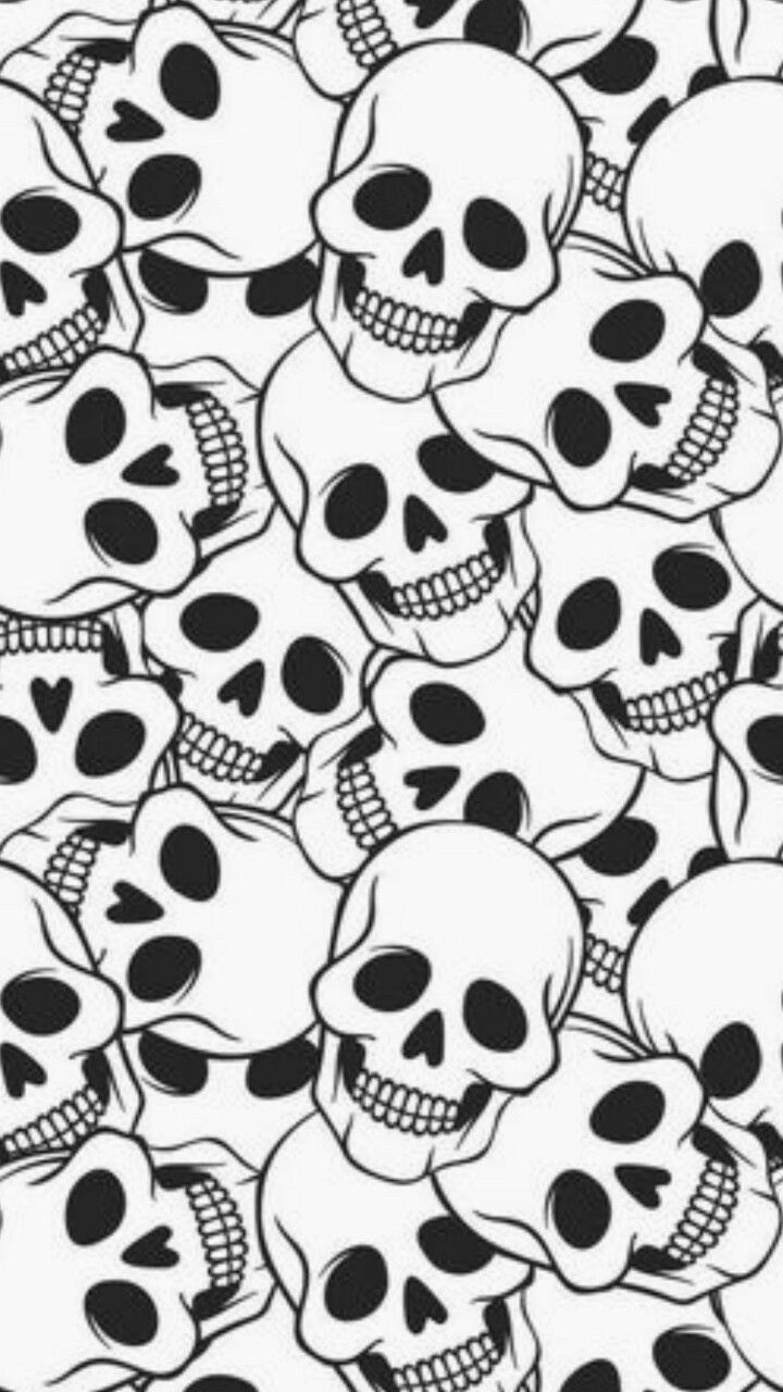 Skull Pattern Wallpapers - Wallpaper Cave