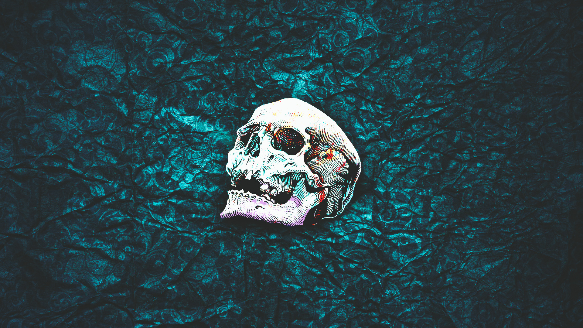 skull, Pattern, Abstract, Simple backgrounds Wallpapers HD / Desktop and Mo...