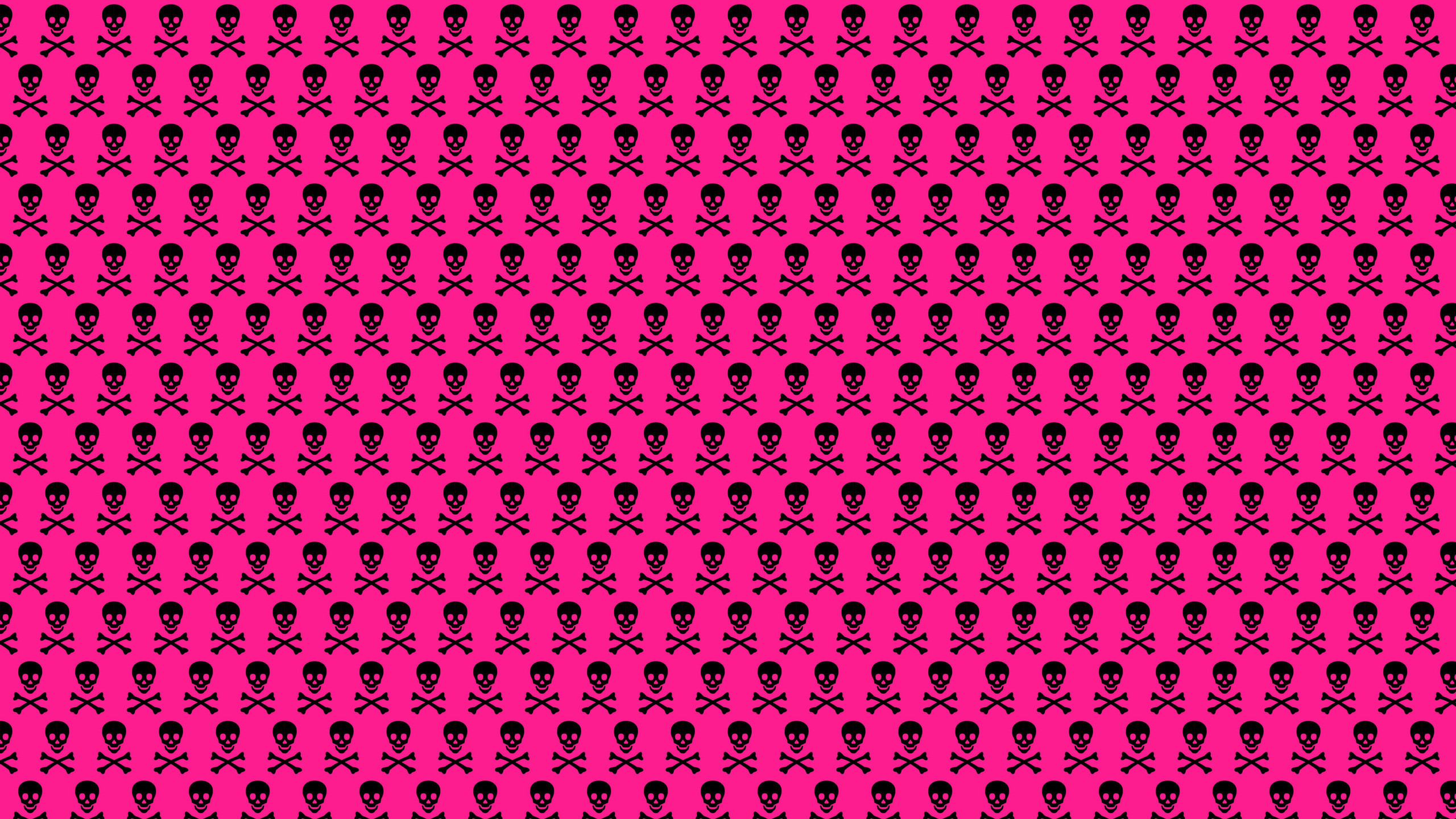 2560x Wallpaper For > Pink Skull Wallpaper