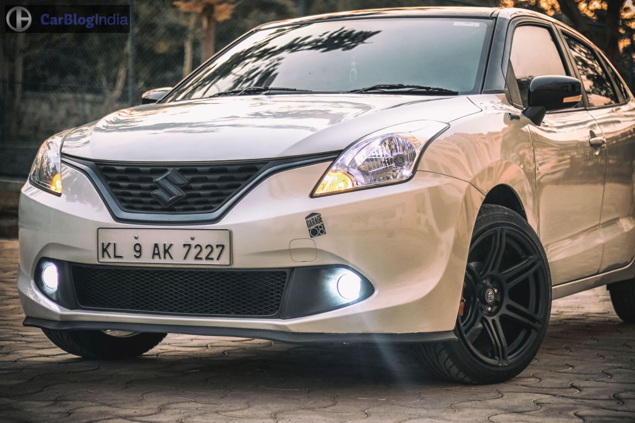 Modified Maruti Suzuki Baleno from Kerala and List of Modifications