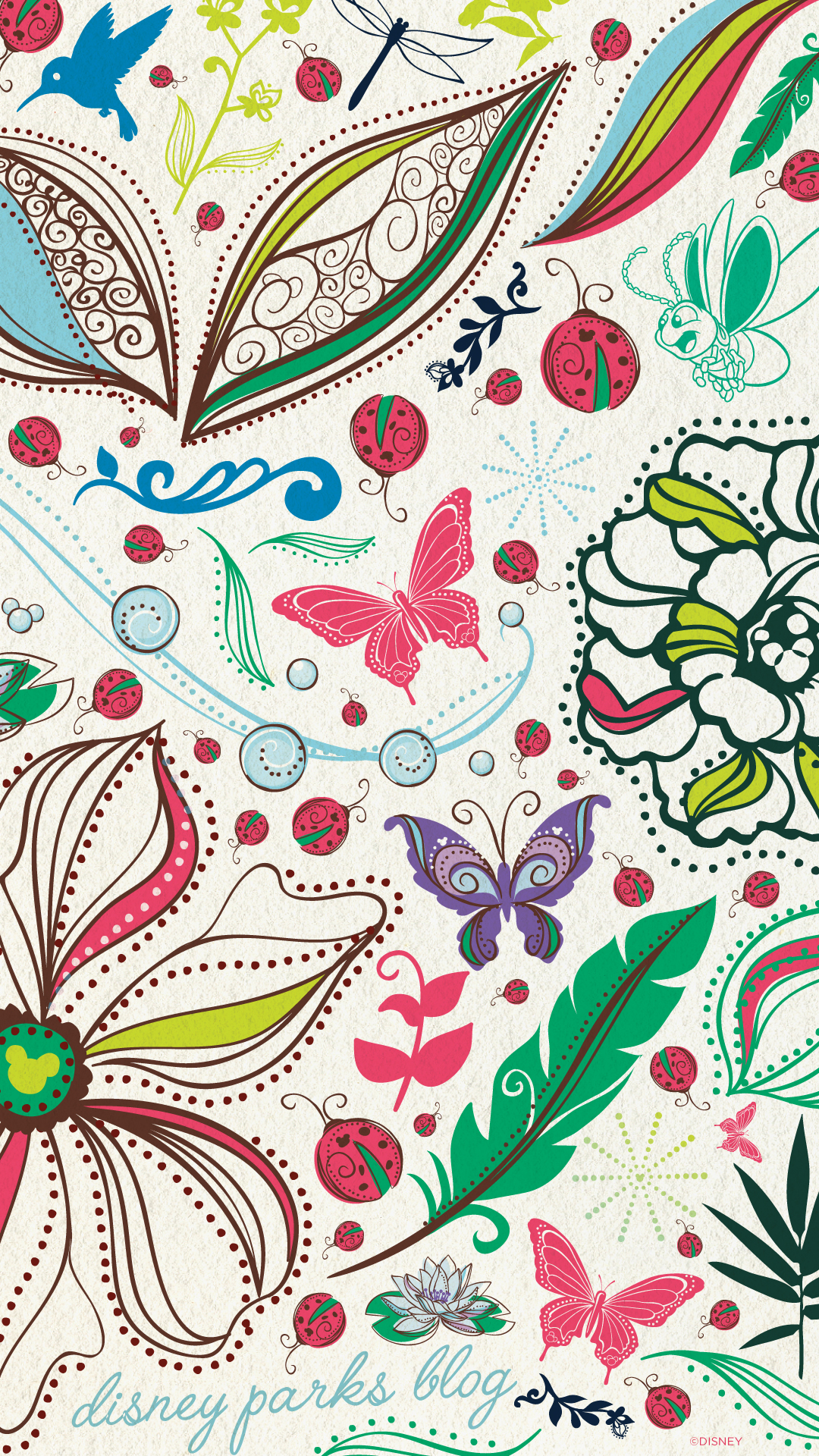 Disney Parks Blog Spring Coloring Book Wallpaper