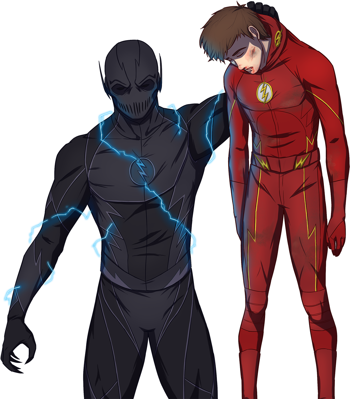 Download Flash Drawing Reverse Flash iPhone Wallpaper HD PNG Image with No Background