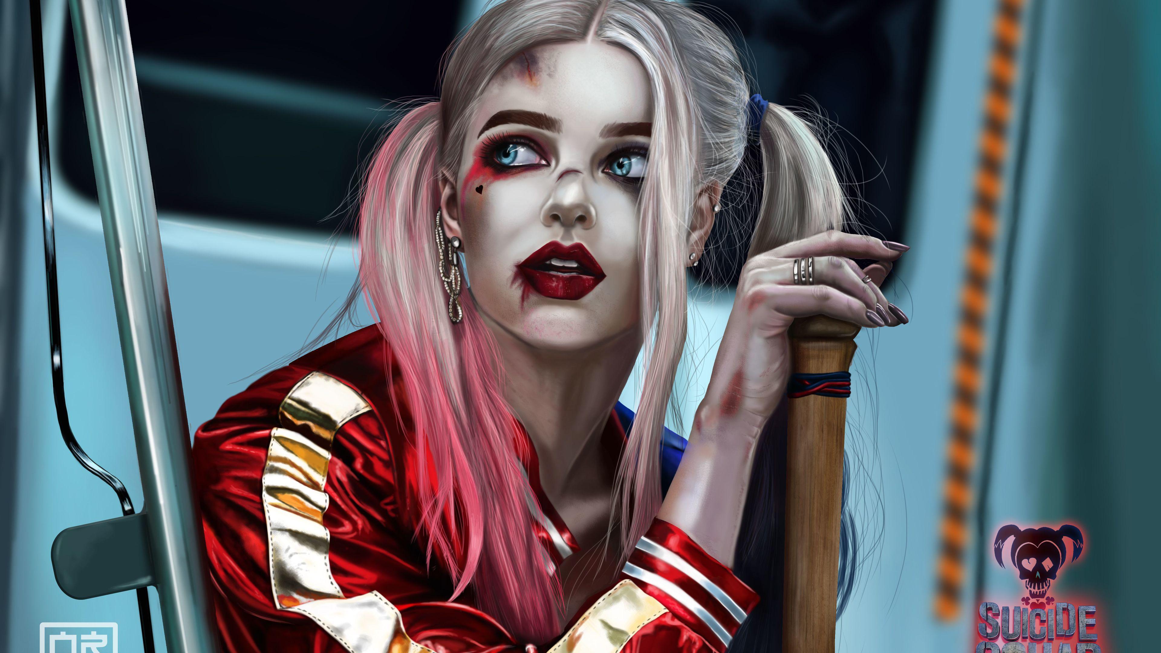 Wallpaper Suicide Squad Harley Quinn Margot Robbie Quinn Wallpaper 4k
