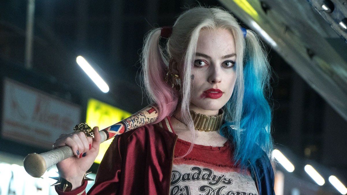 Suicide Squad' set photo reveal Harley Quinn with a bat, face tattoos