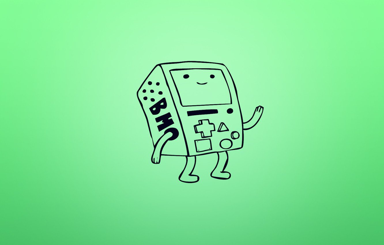 Wallpaper adventure time, adventure time, BMO, PDA, BMO image for desktop, section минимализм