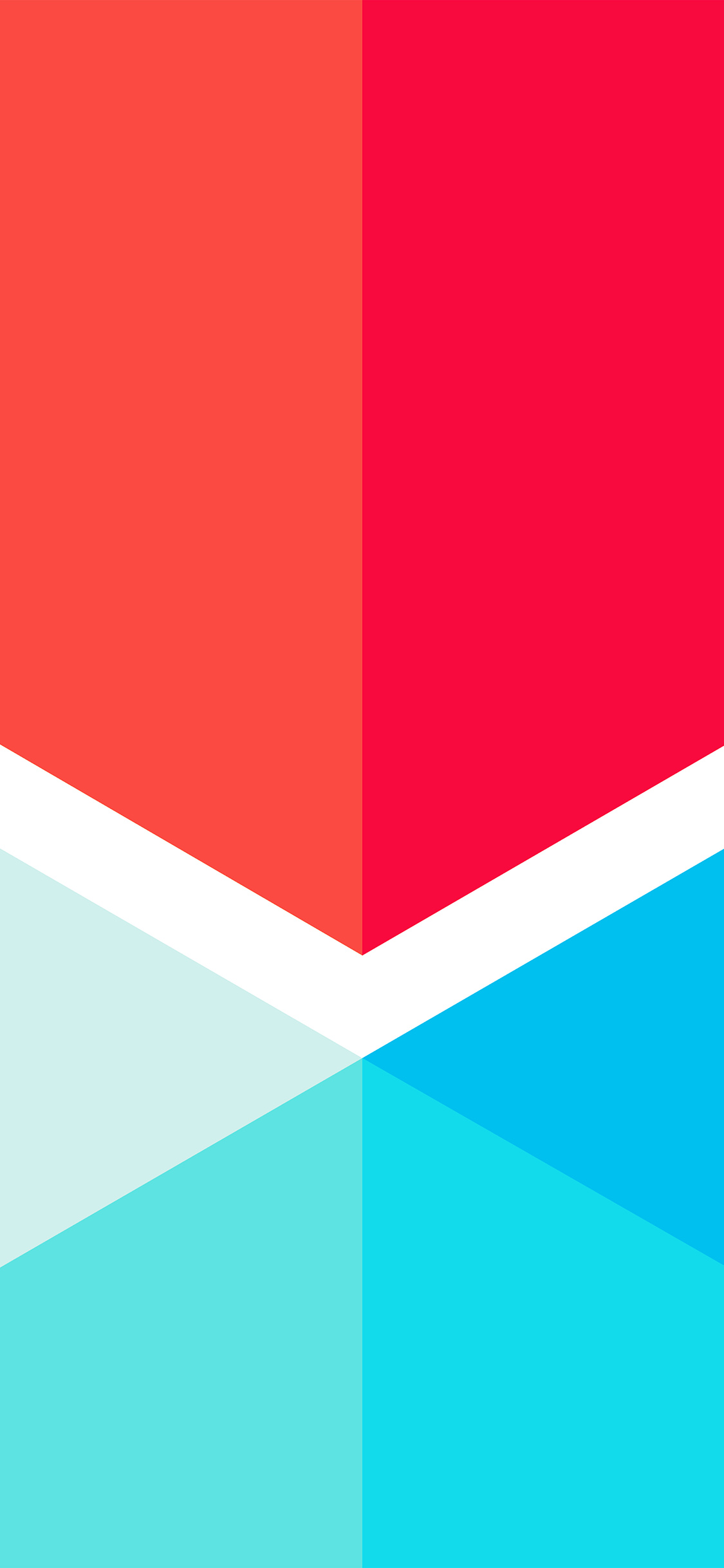iPhone X wallpaper. polymail red blue by roccoeddy abstract pattern