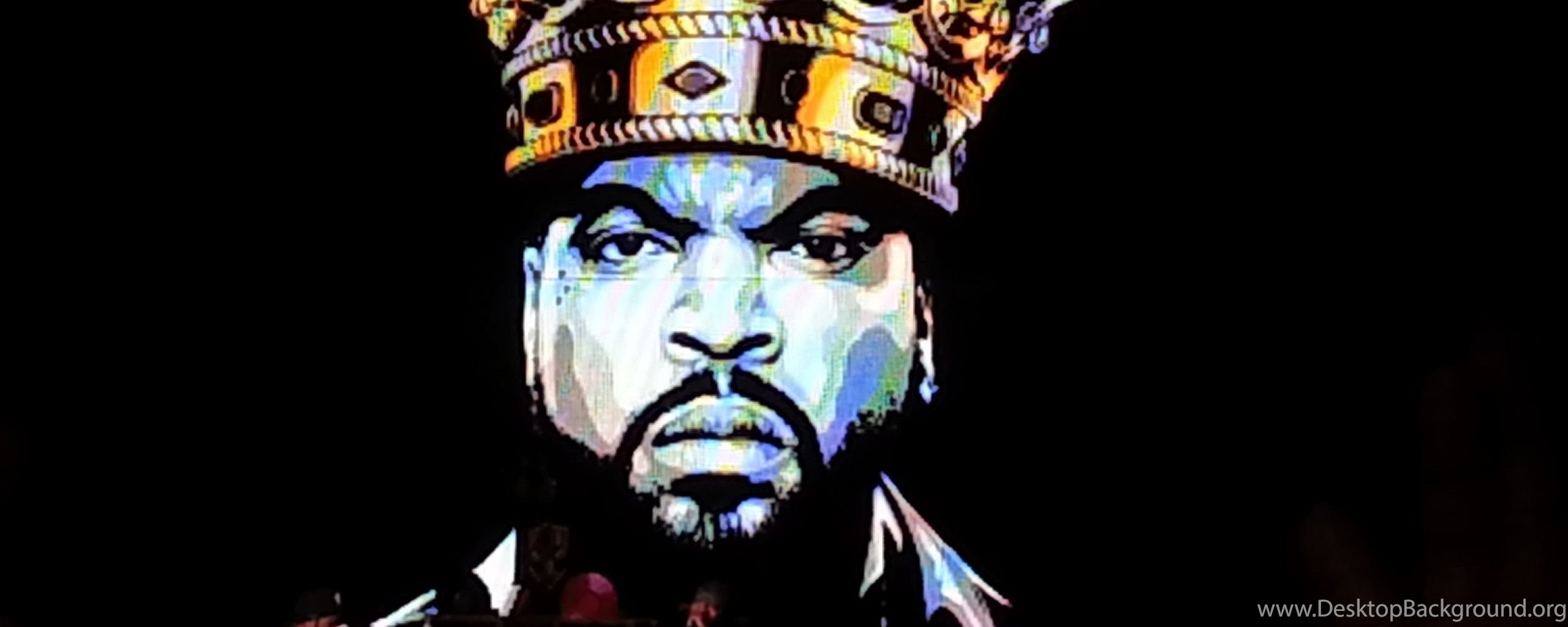 Ice Cube, Artwork, Hip Hop, King, Rapper, Concert, Rap. Desktop Background