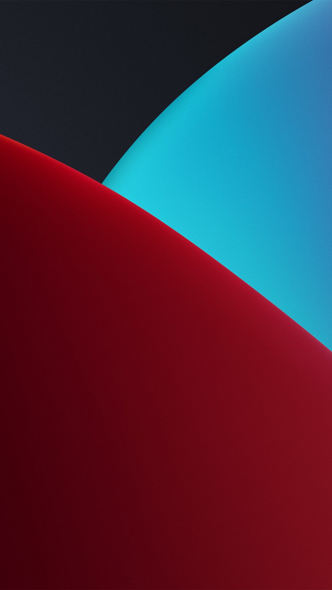 Wallpaper Apple CarPlay, red, blue, dark, OS