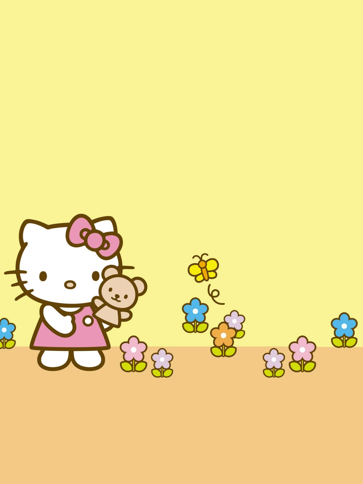  Be Positive   HELLO KITTY TABLETIPAD WALLPAPERS