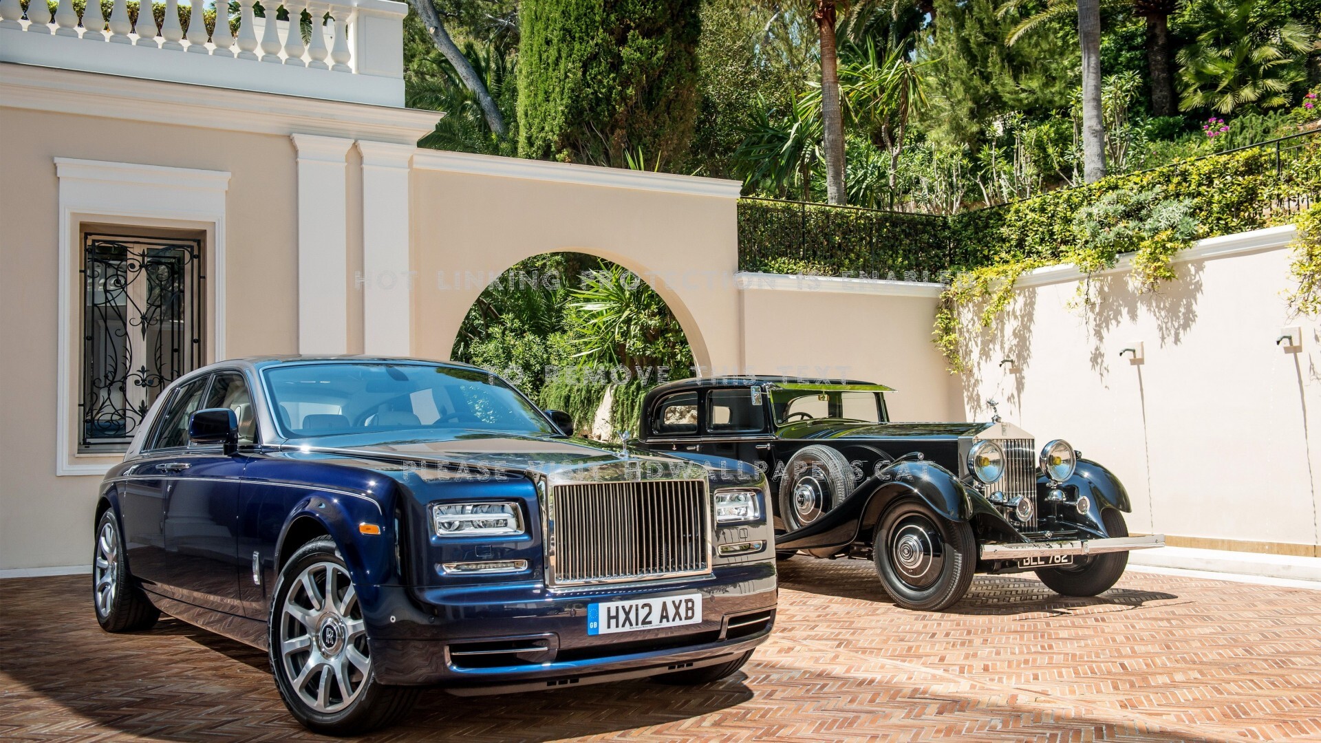 new and vintage rolls royce driveway cars