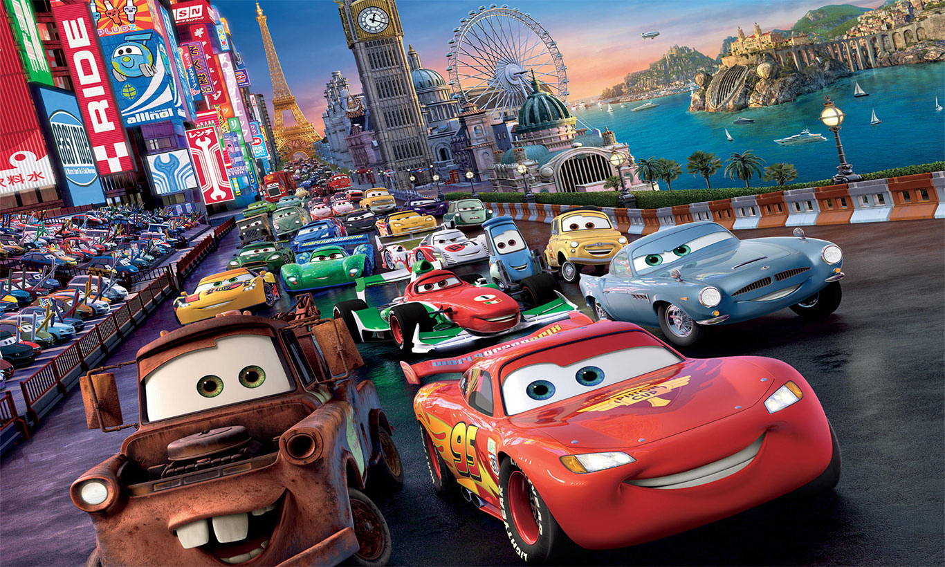 Disney Cars Wallpaper Mural
