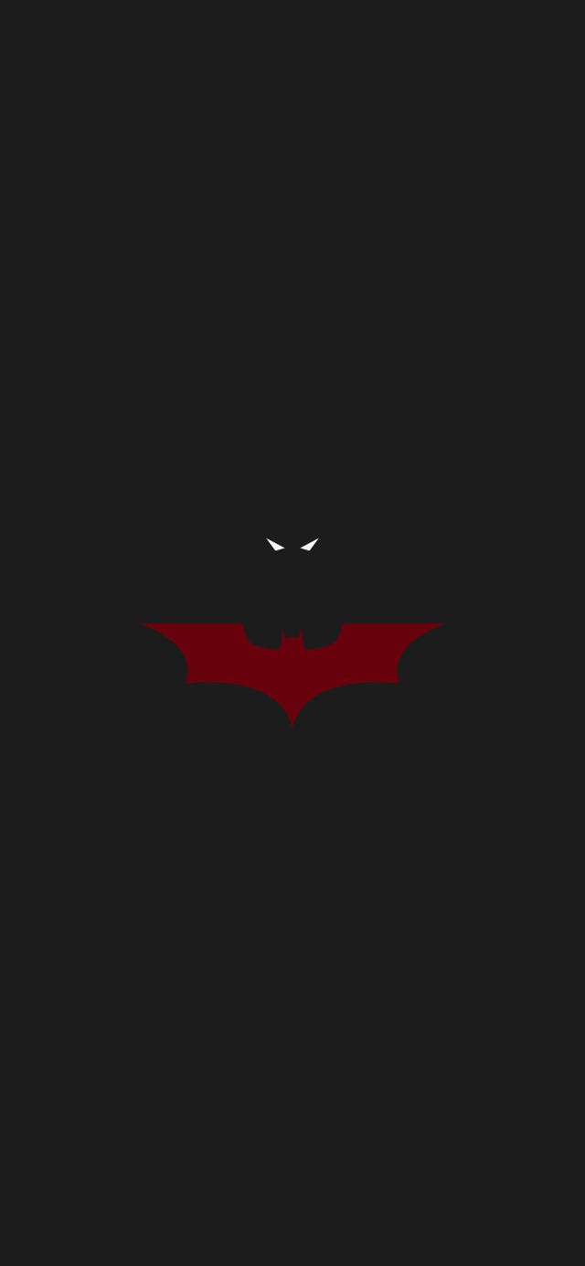 Dark Batman logo iPhone 13 wallpaper [1284x2778]