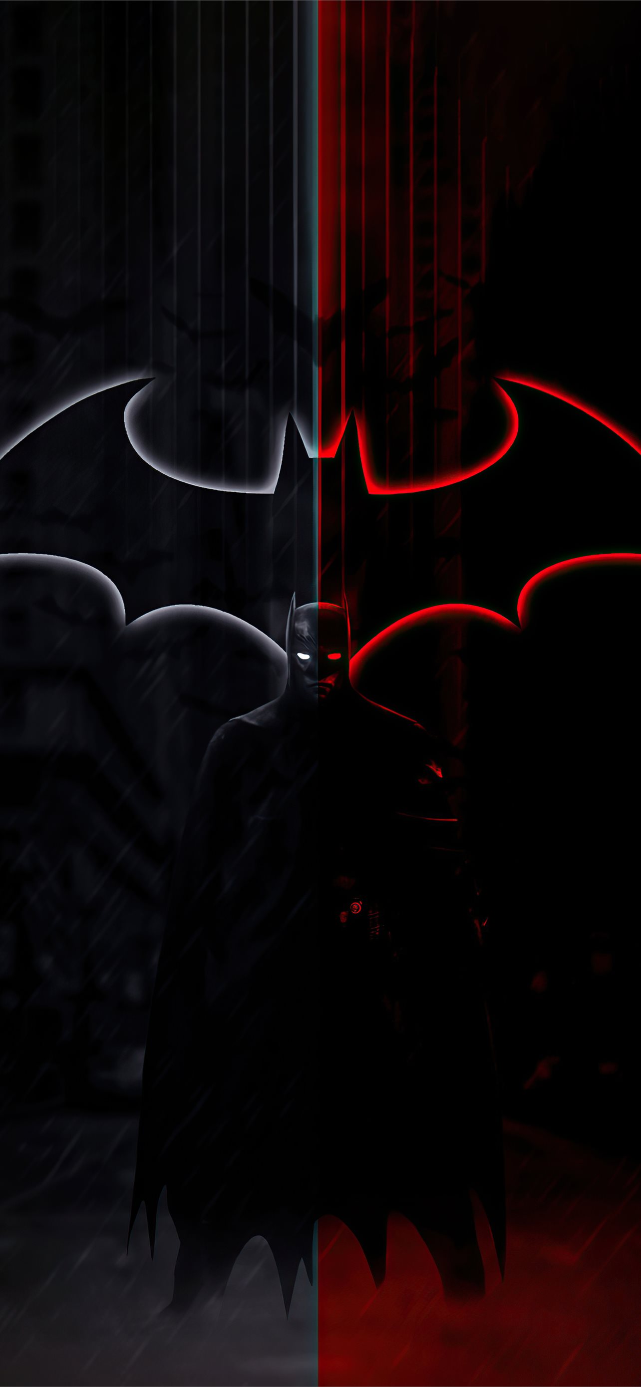 the batman forever in darkness iPhone Wallpaper Free Download