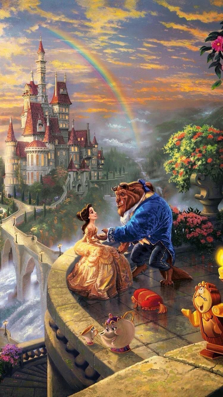 Beauty and the beast Disney Classic wallpaper. Disney wallpaper, Wallpaper iphone disney, Disney phone background